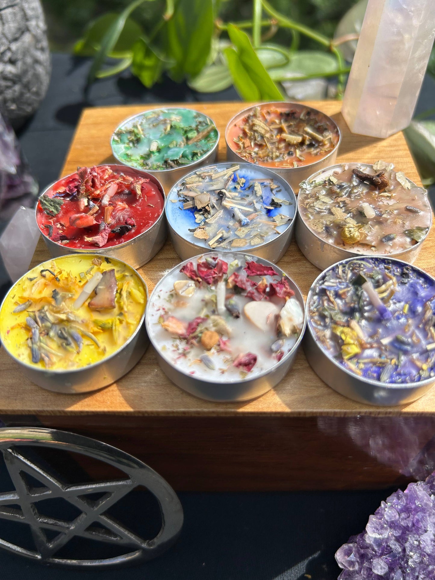Tealight Spell Candle Collection 3 Each- 24 Total Listing