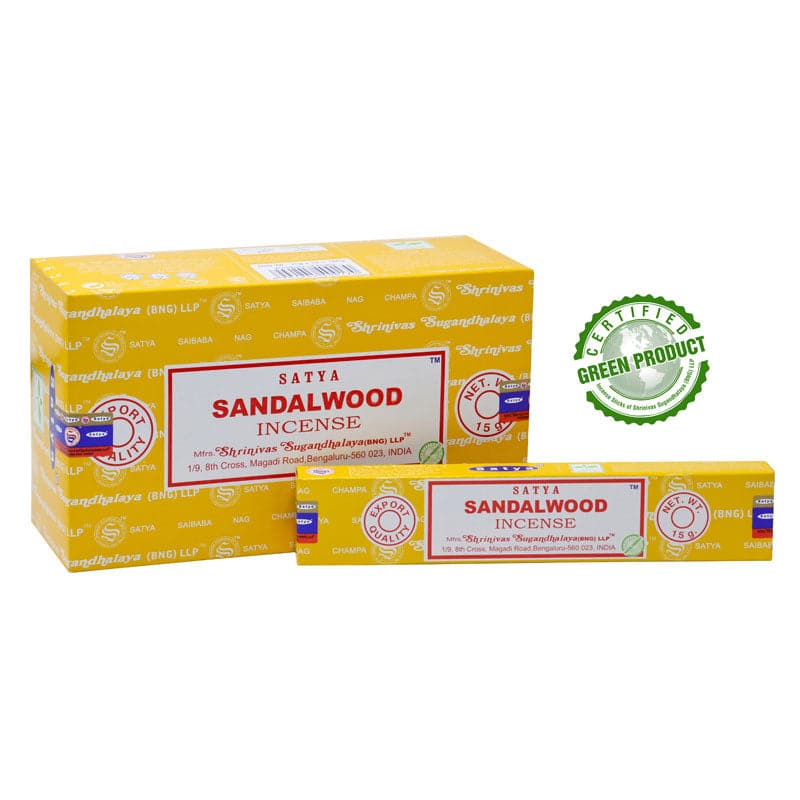 SATYA Sandalwood Incense Sticks 15g