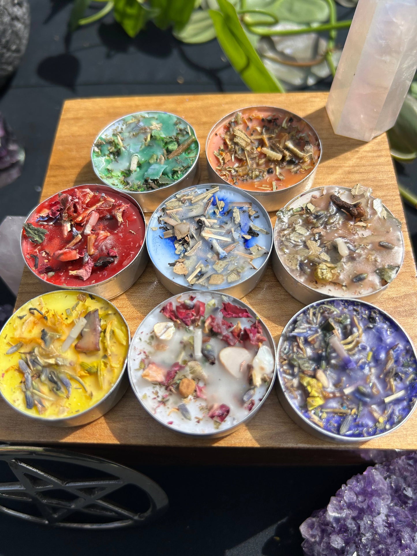 Tealight Spell Candle Collection 3 Each- 24 Total Listing