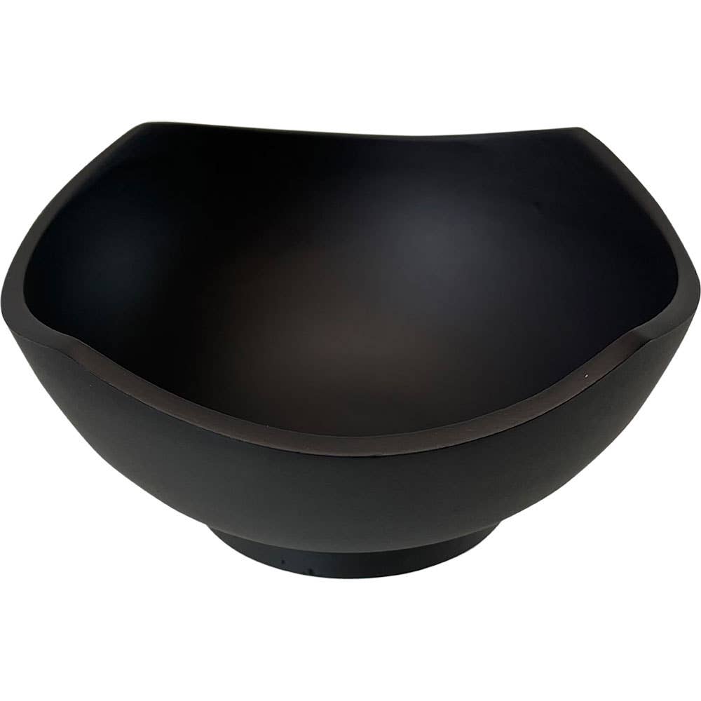 Cast Iron Incense Burner/ Offering Bowl - Round Wavy Edge