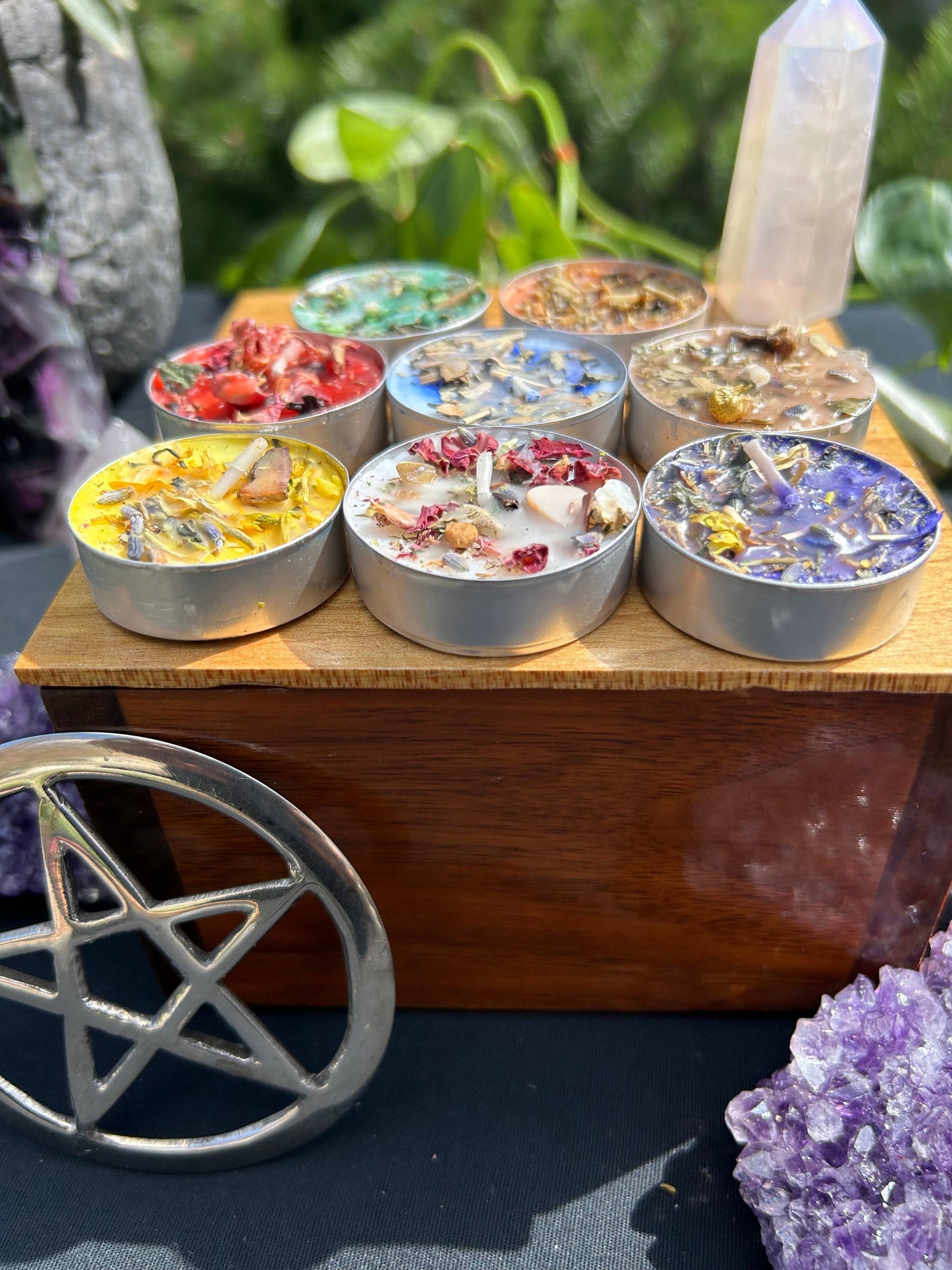 Tealight Spell Candle Collection 3 Each- 24 Total Listing