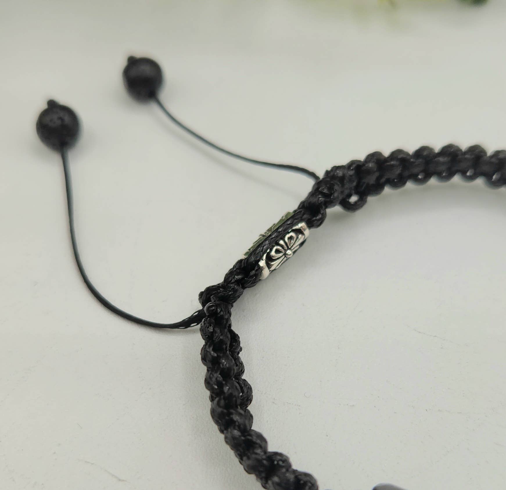 CALM/PROTECTION-Unisex/Men's Adjustable Bracelet 8"-9.5"L