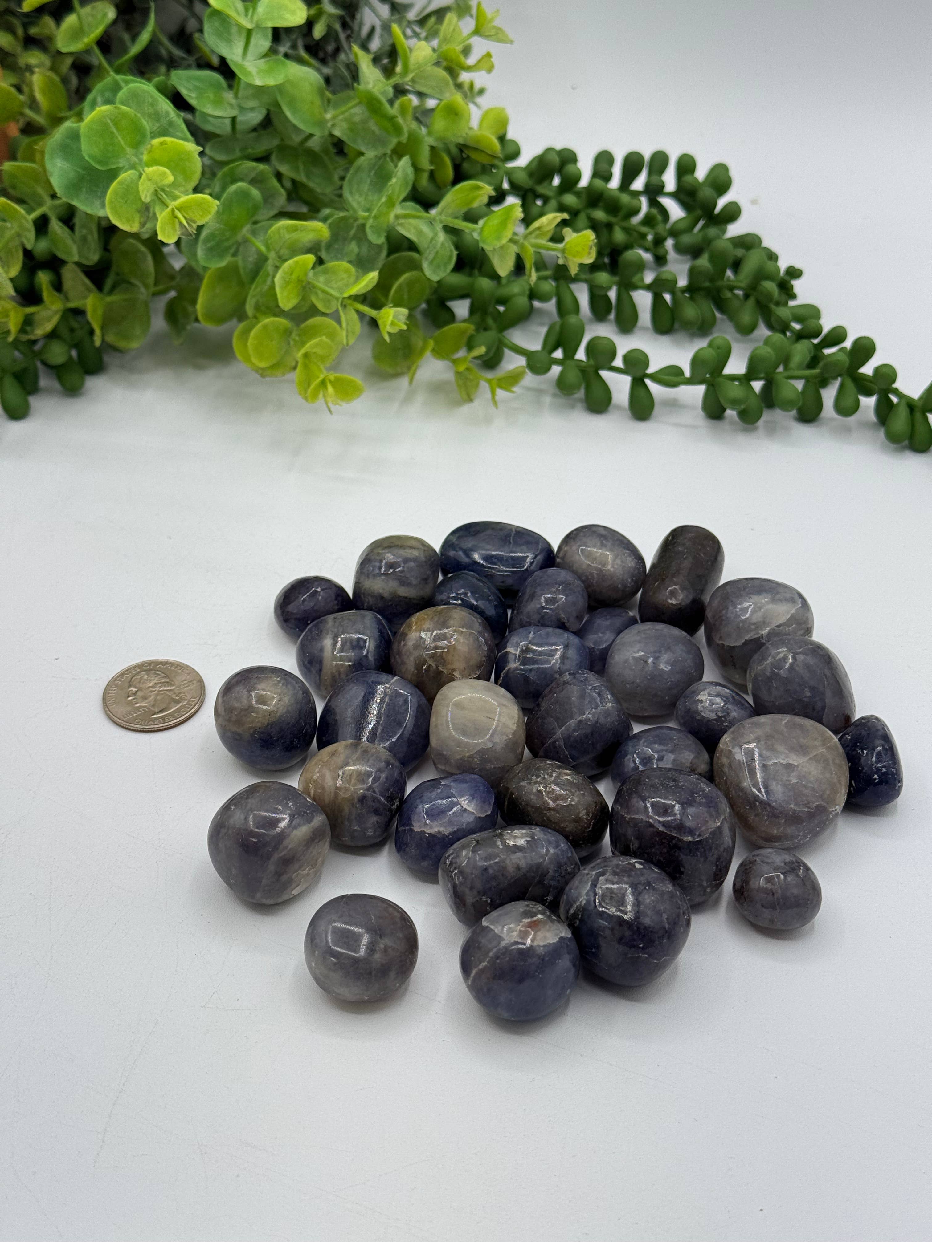 Iolite Tumbled (0.5kg/1.1lbs) Approx. 20-25mm: 1KG/2.2LBS