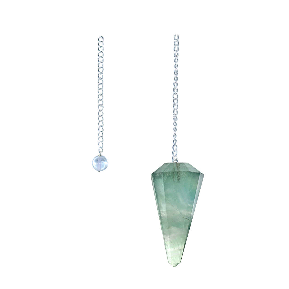 6 sided Pendulum - Green Fluorite