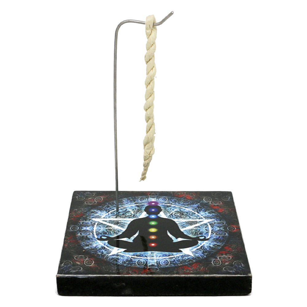7 Chakras Square Rope Incense Holder
