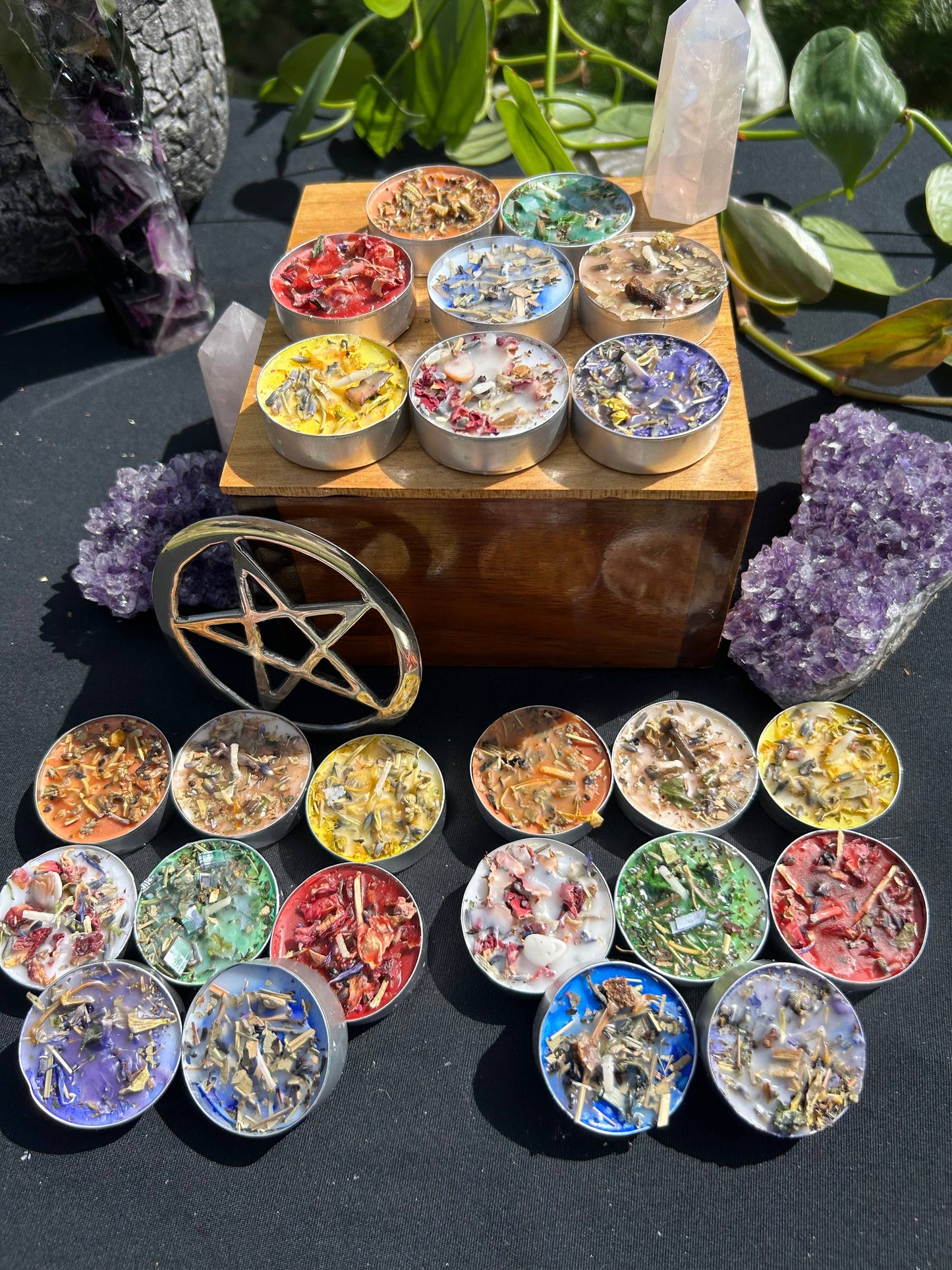 Tealight Spell Candle Collection 3 Each- 24 Total Listing