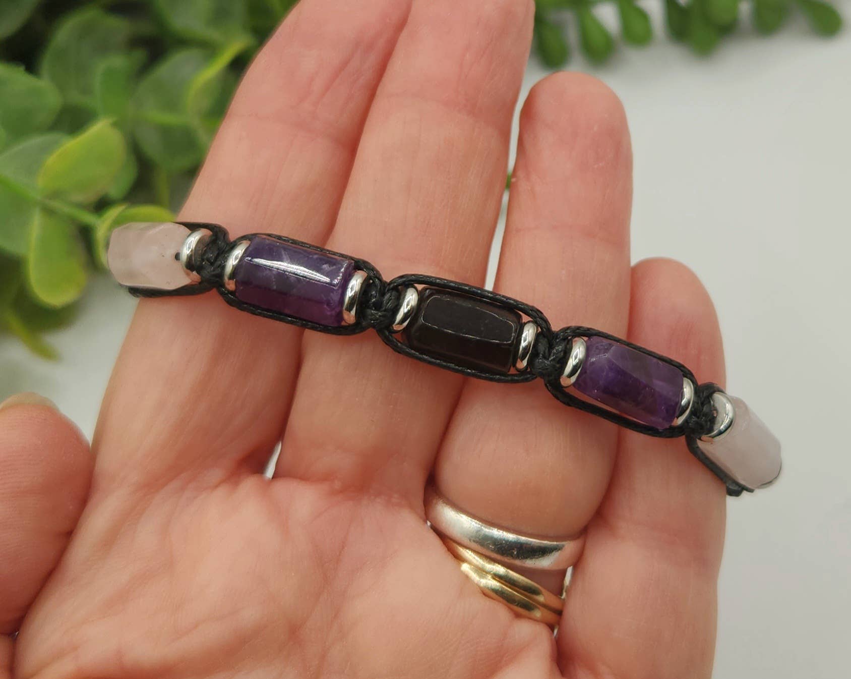 ANXIETY SUPPORT-Unisex/Men's Adjustable Bracelet 8"-9.5"L
