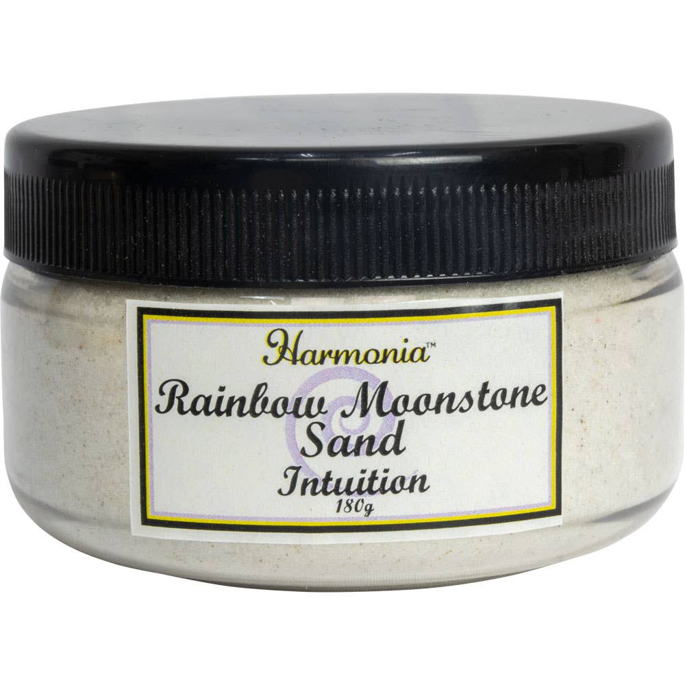 Gemstone Sand Jar 180 Gr - Rainbow Moonstone (Each)