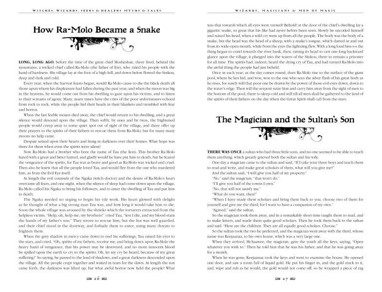 Witches, Wizards, Seers, & Healers Myths & Tales
