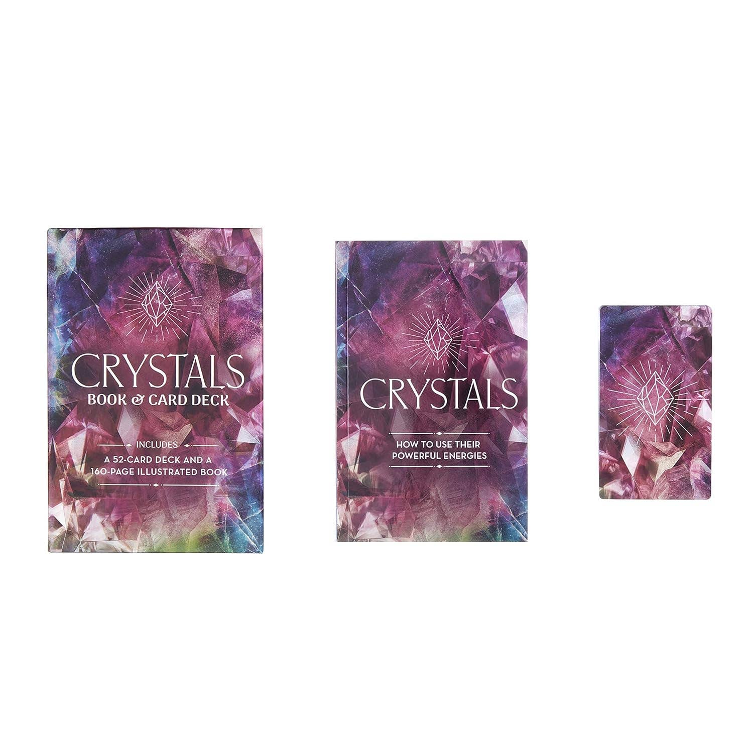 Crystals Book & Card Deck: Includes a 52-Card Deck and ...