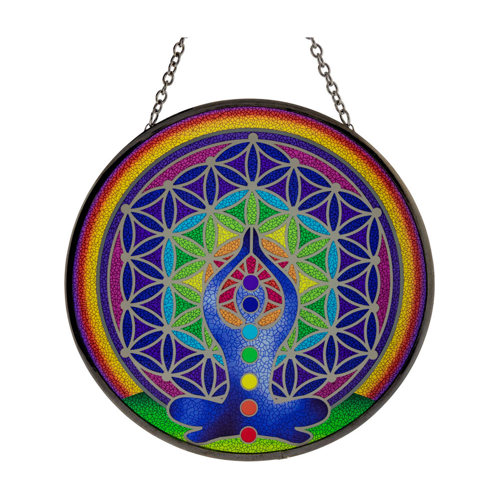 Chakra Glass Suncatcher