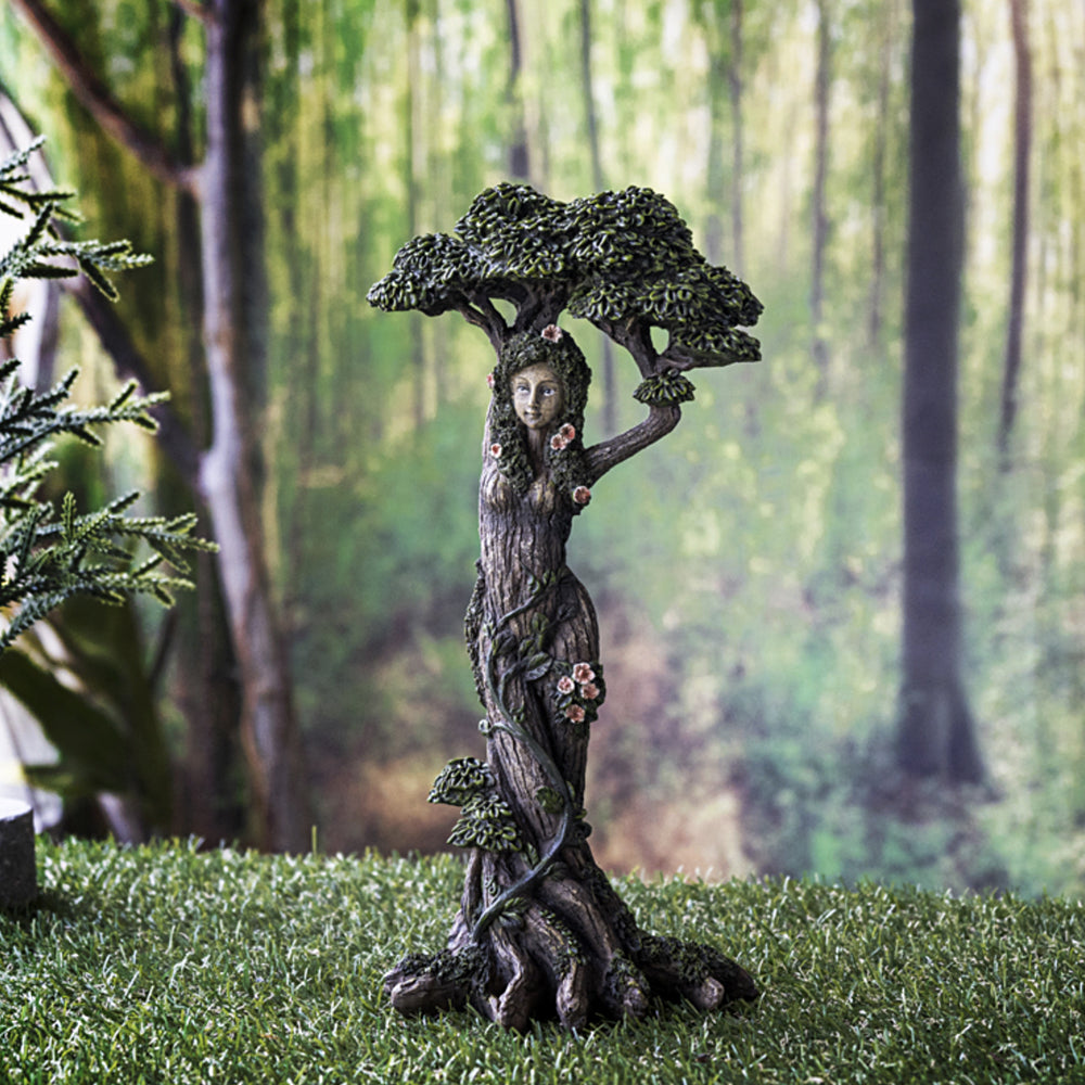 Ent Lady Ash Tree Statue 12"