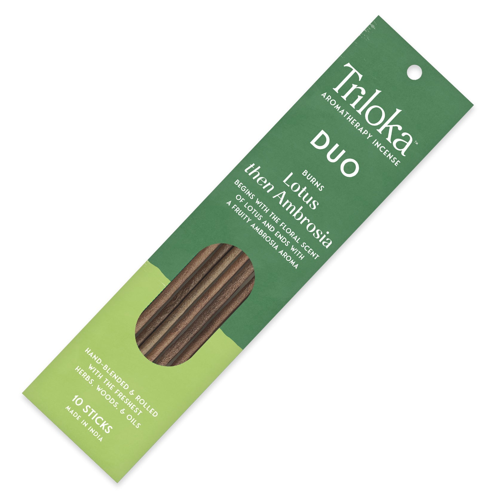 Triloka Duet Lotus-Ambrosia Incense Sticks