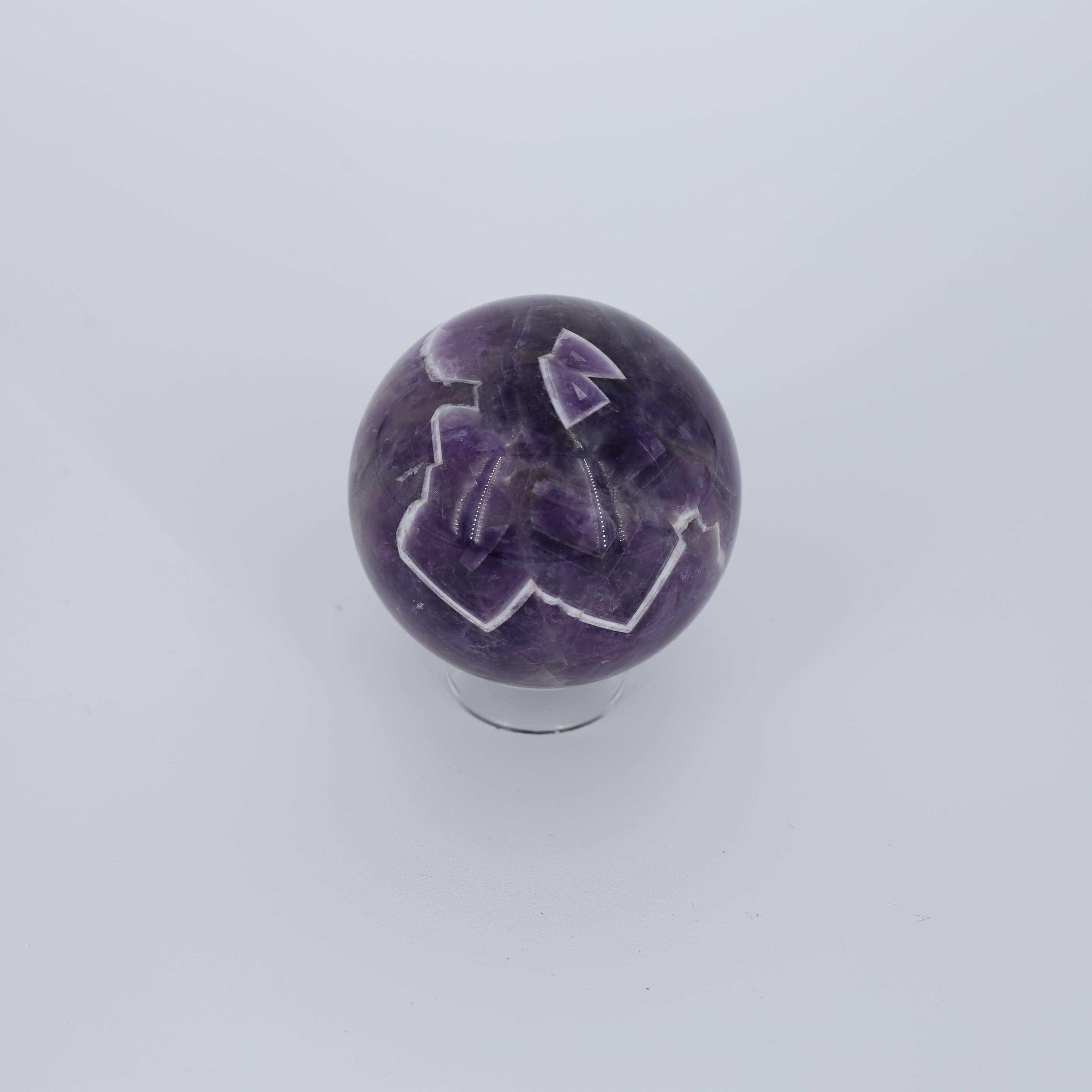 Dream Chevron Amethyst Sphere 66mm