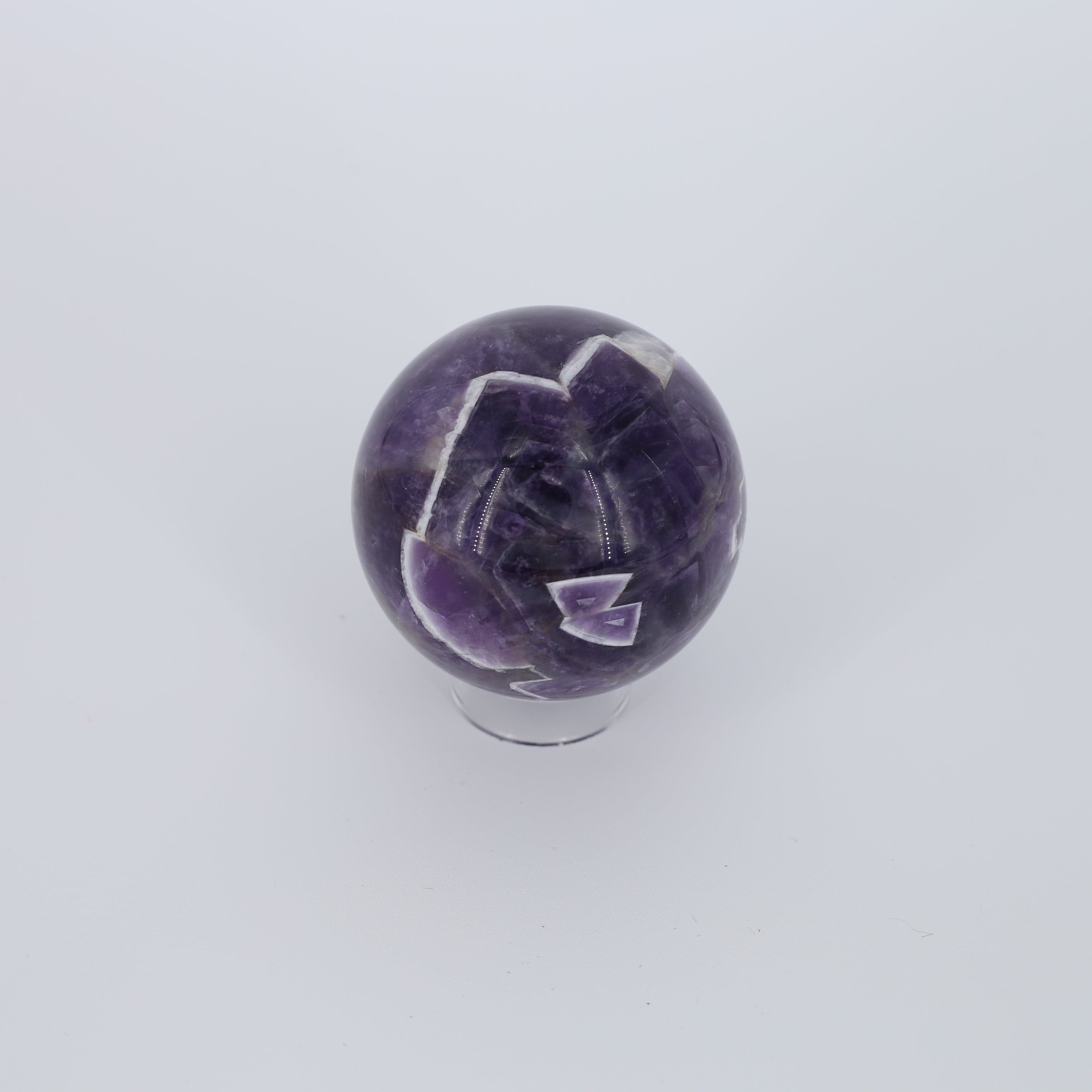 Dream Chevron Amethyst Sphere 66mm