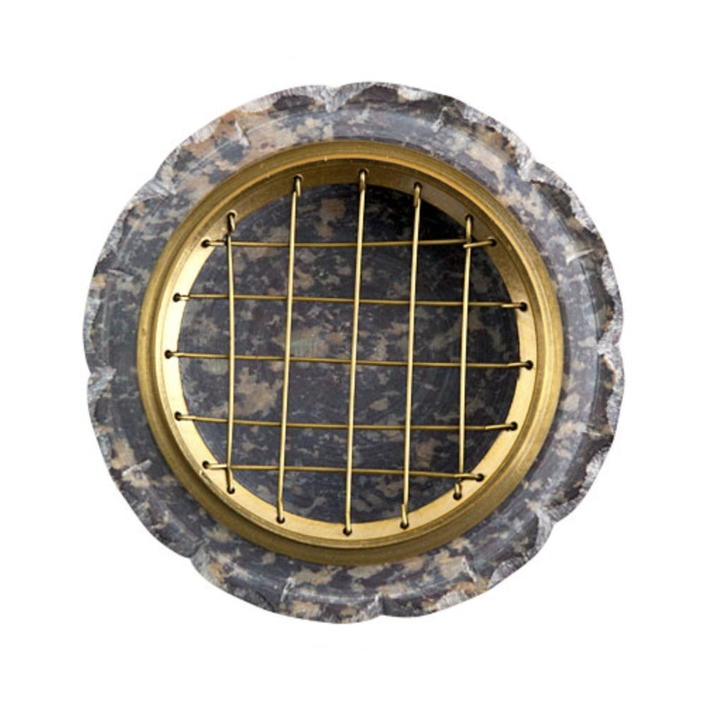Lotus Carved Charcoal Screen Burner