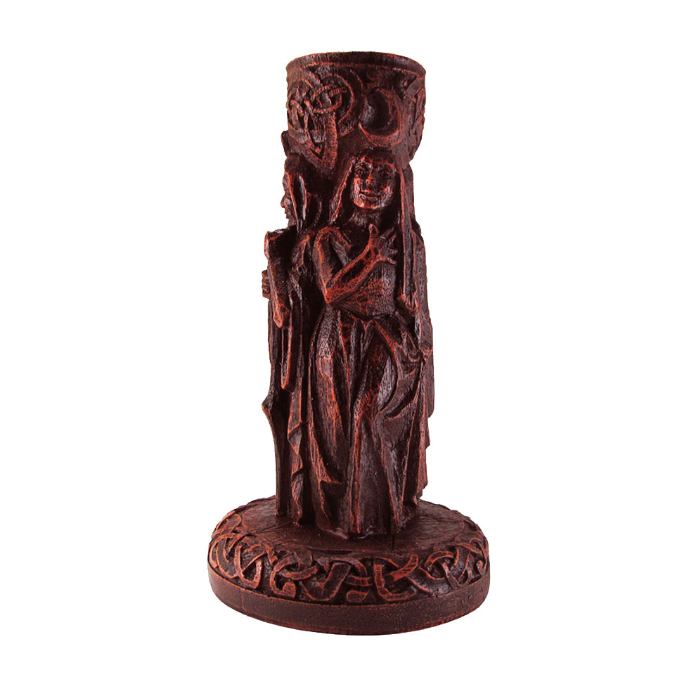 Triple Goddess Candle Holder - W