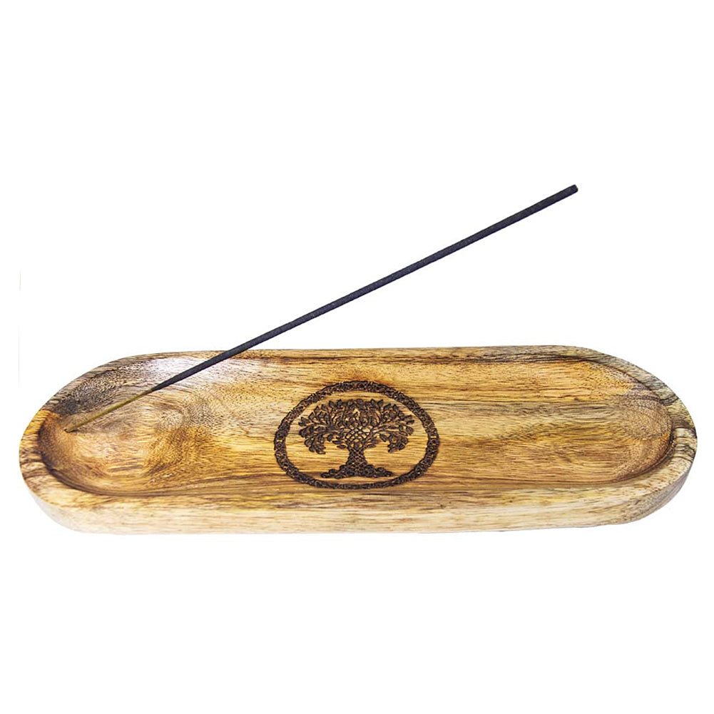 Mango Wooden Tree of Life Incense Stick Holder