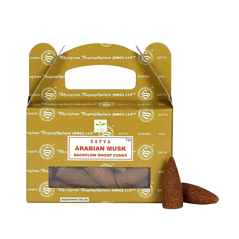 Satya Arabian Musk Dhoop Backflow Cones