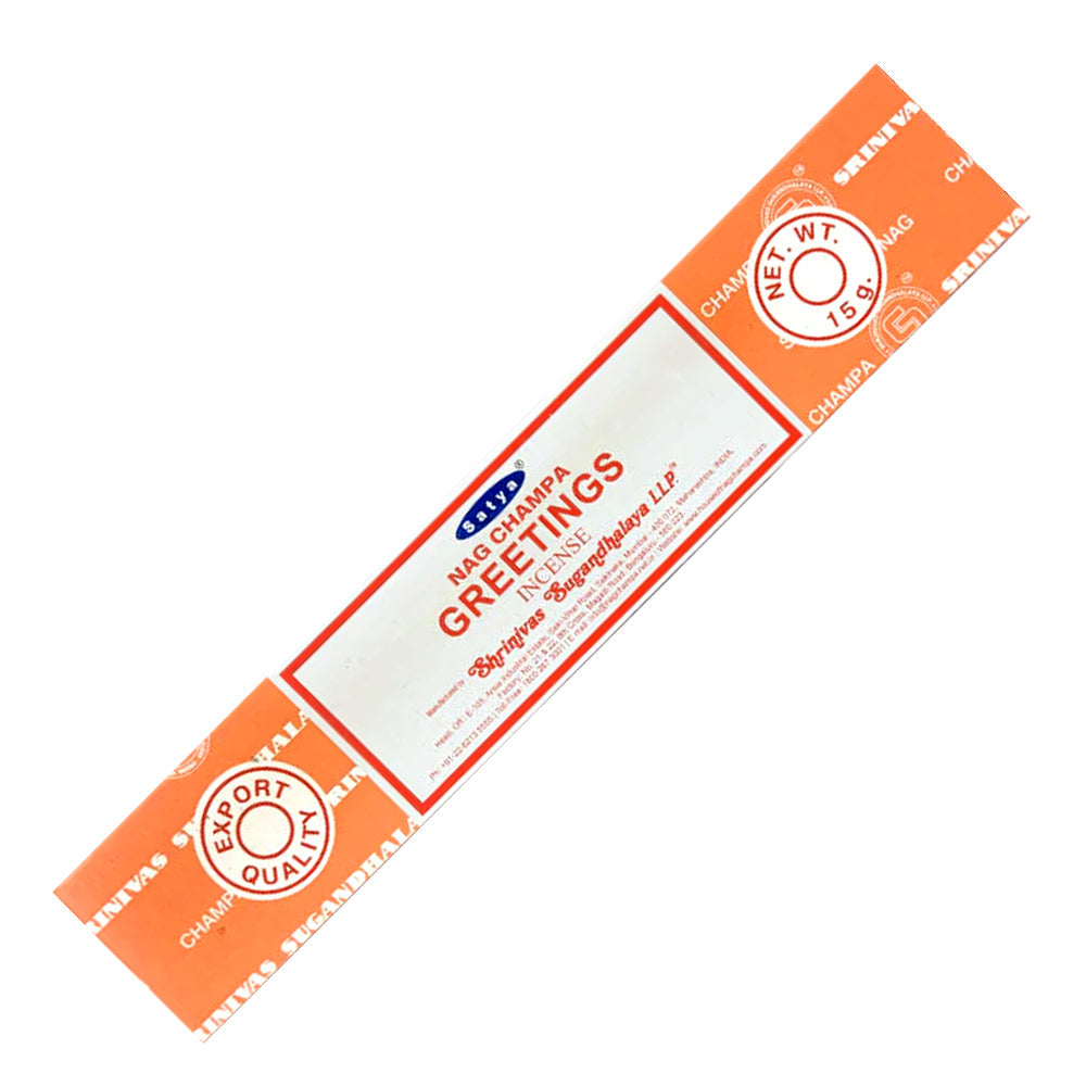 Satya Greetings Incense Sticks 15g