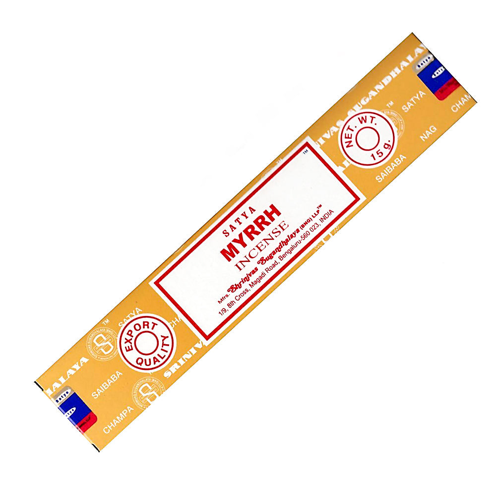 Satya Myrrh Incense Sticks 15 gr