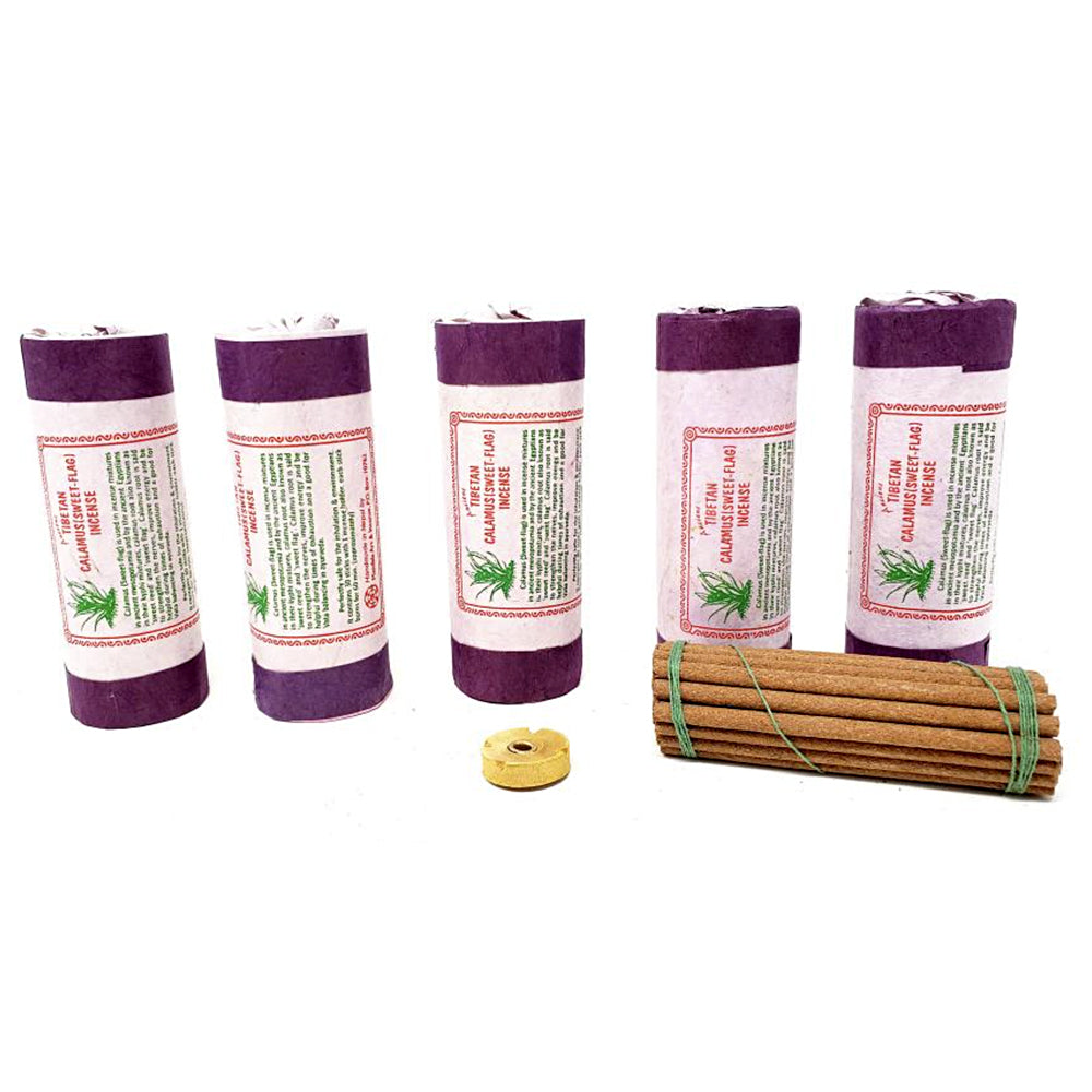 Ancient Tibetan Calamus Incense (30 stick) 4.5"