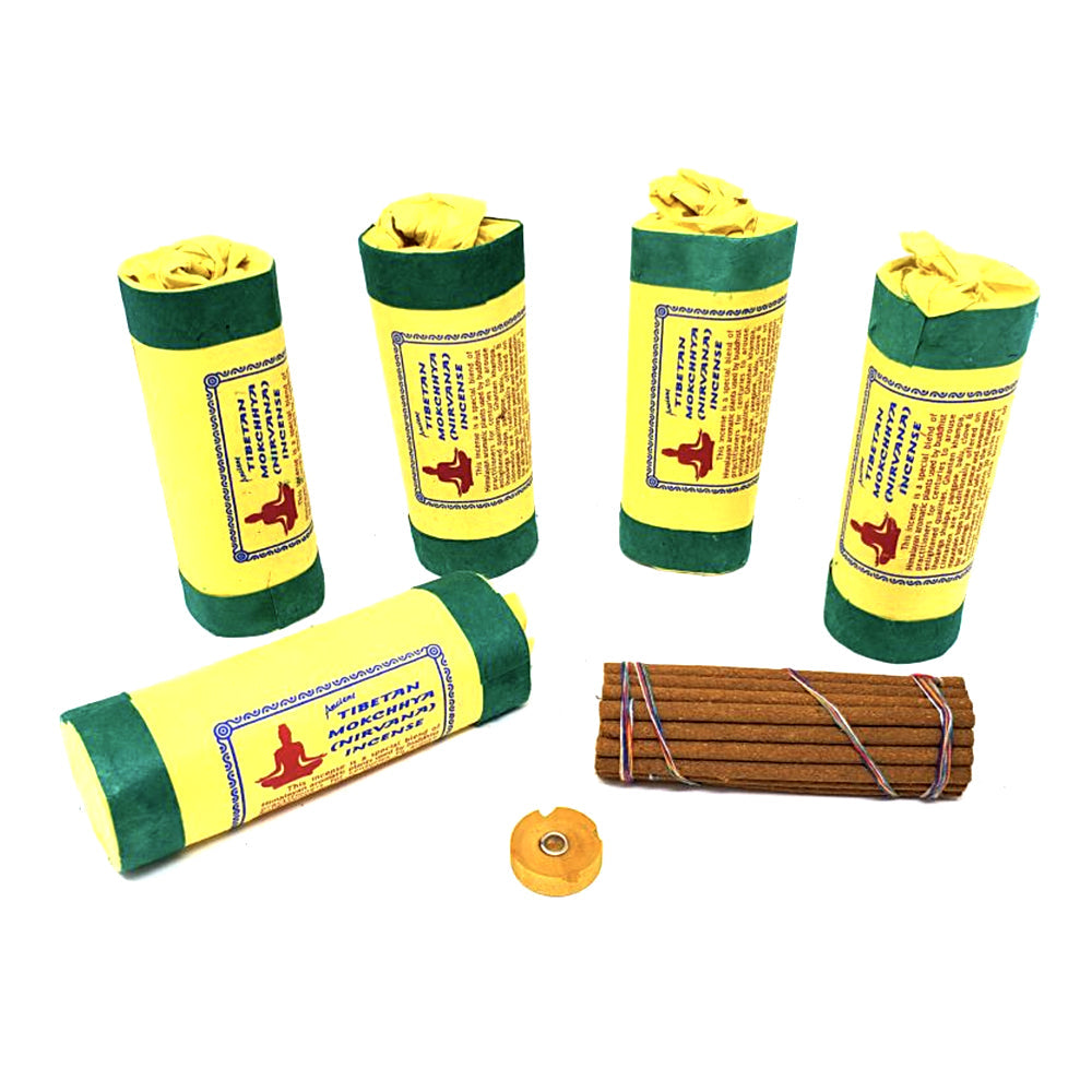 Ancient Tibetan Mokchhya-Nirvana Incense (30 stick) 4.5"