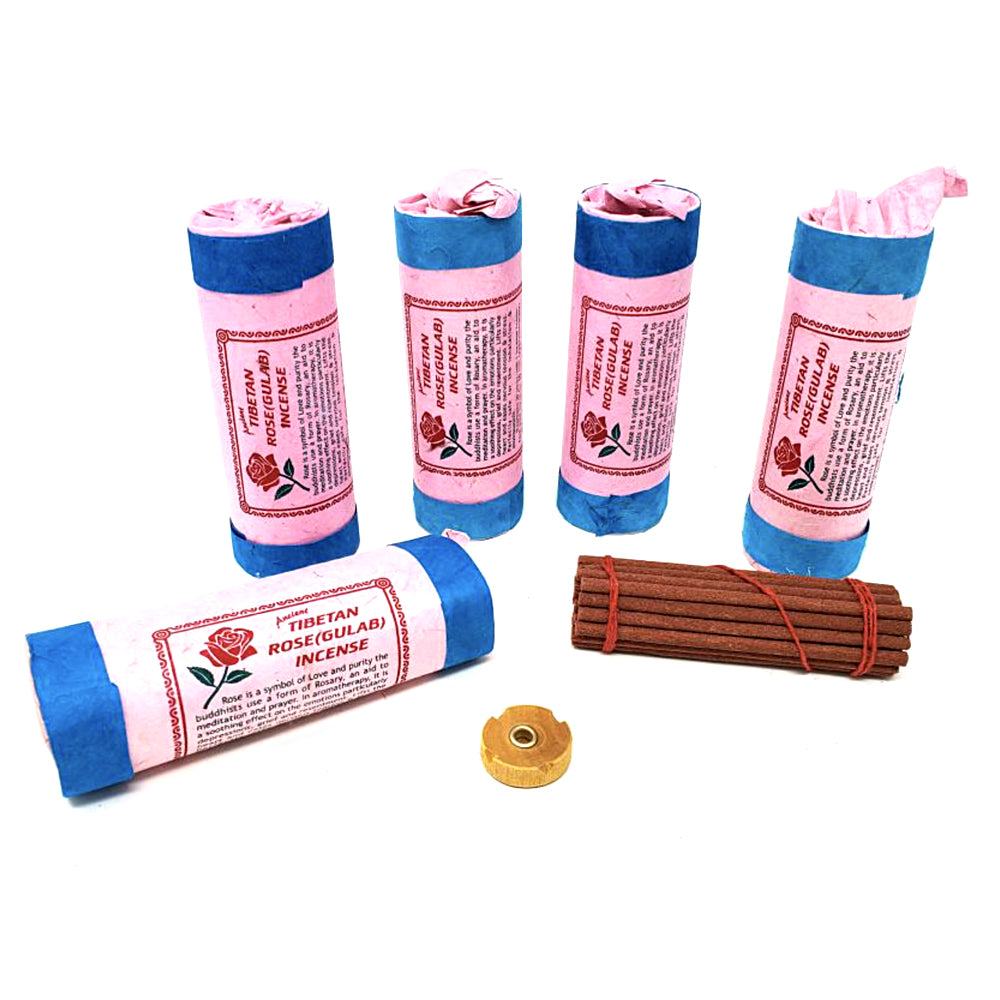 Ancient Tibetan Rose Incense (30 stick) 4.5"