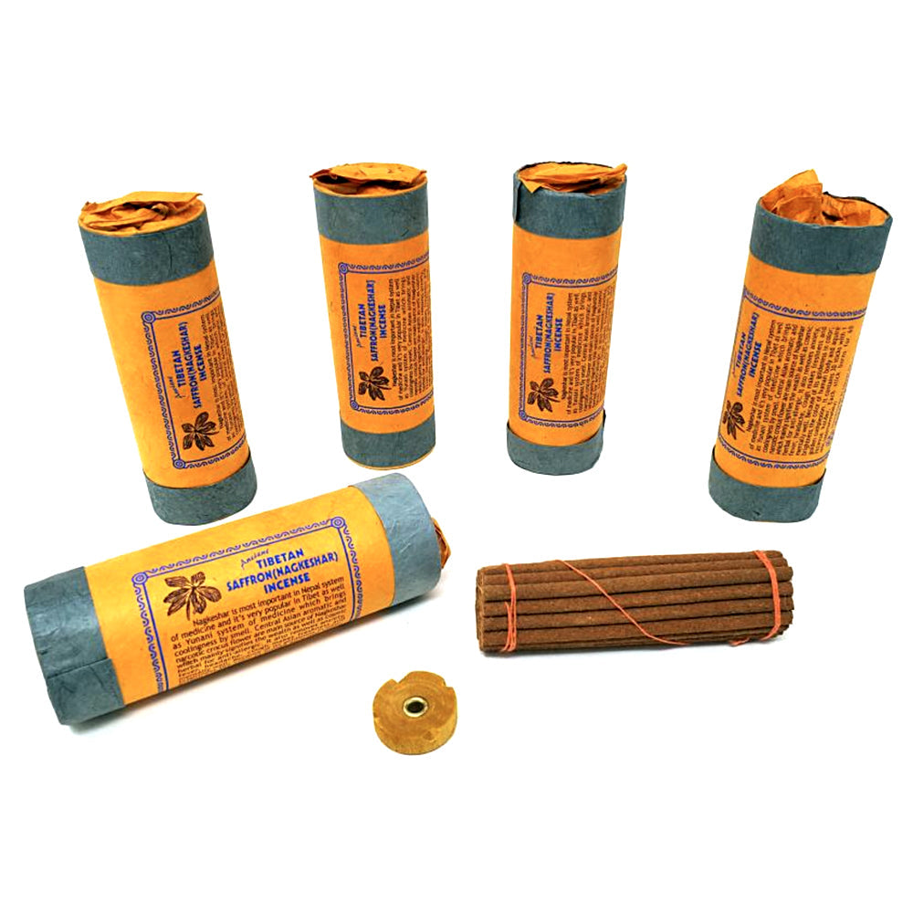 Ancient Tibetan Saffron-Nagkesher Incense (30 stick) 4.5"