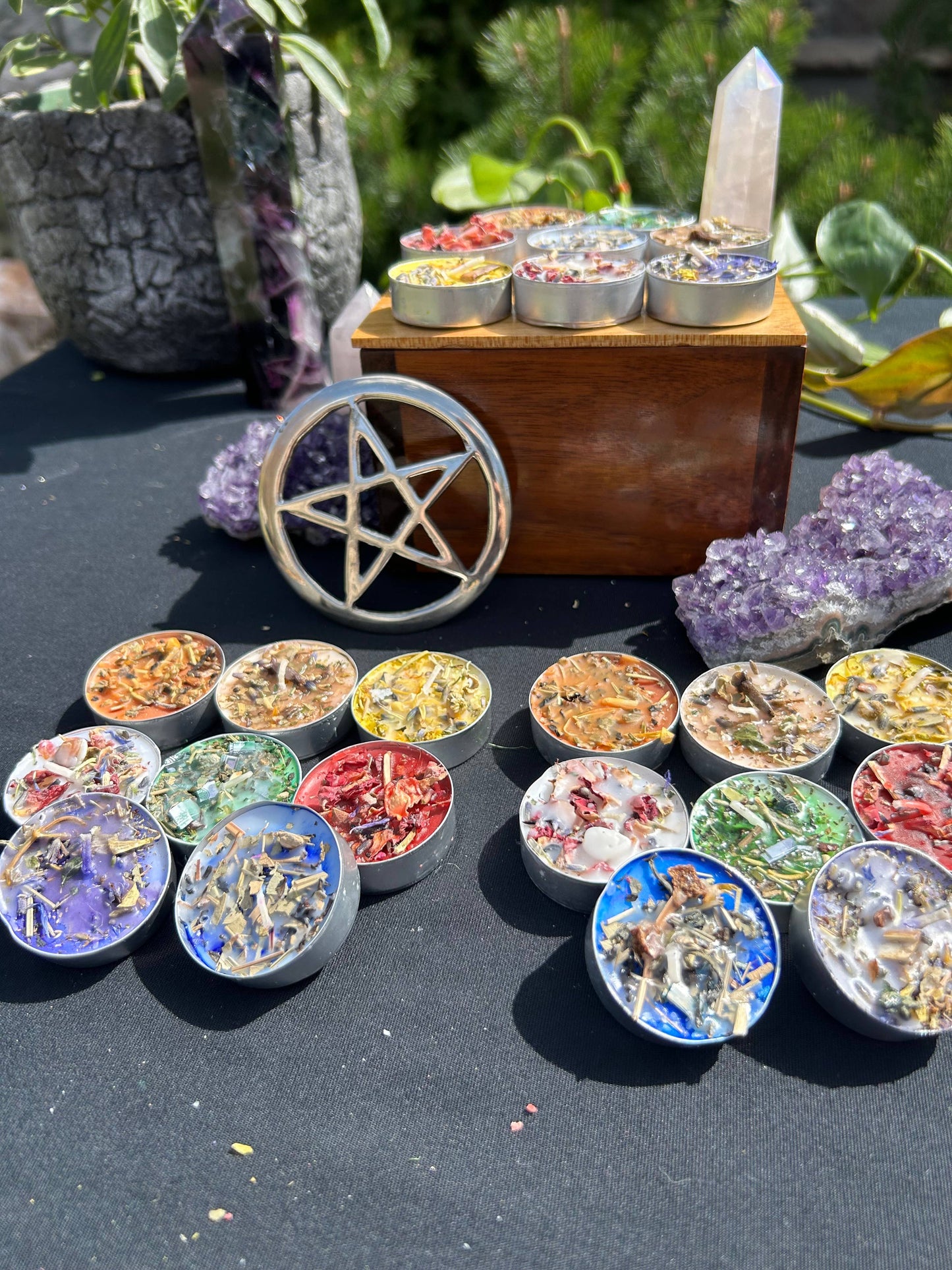 Tealight Spell Candle Collection 3 Each- 24 Total Listing