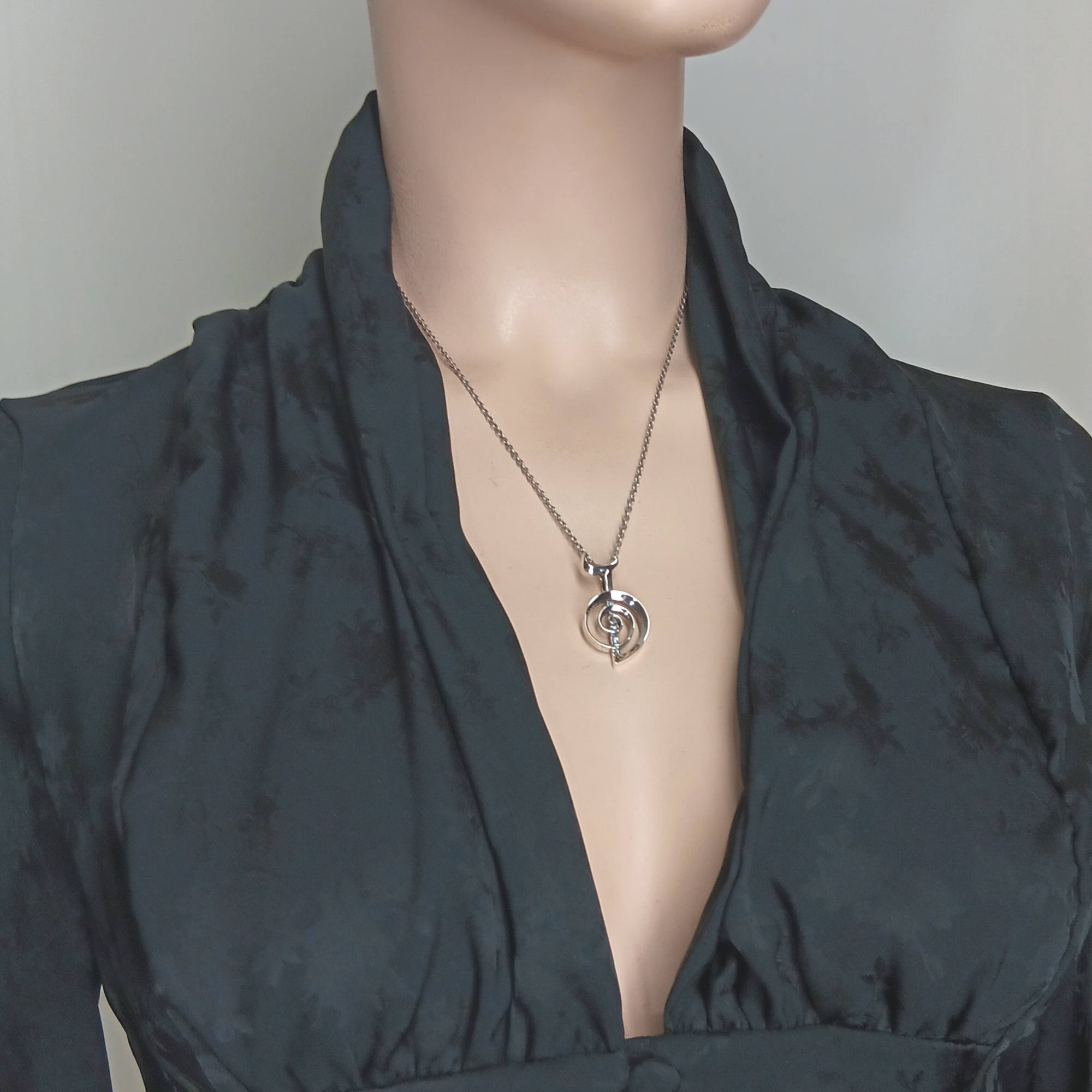 Reiki Cho Ku Rei Symbol Pendant, Handmade