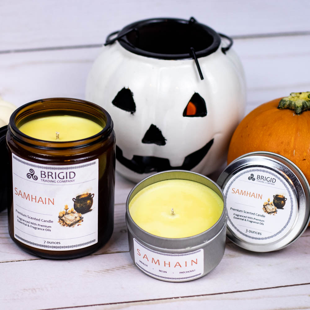 Samhain Soy Wax Candle - Merlot, Dragon's Blood, and Smoked Patchouli