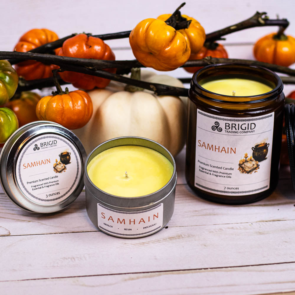 Samhain Soy Wax Candle - Merlot, Dragon's Blood, and Smoked Patchouli