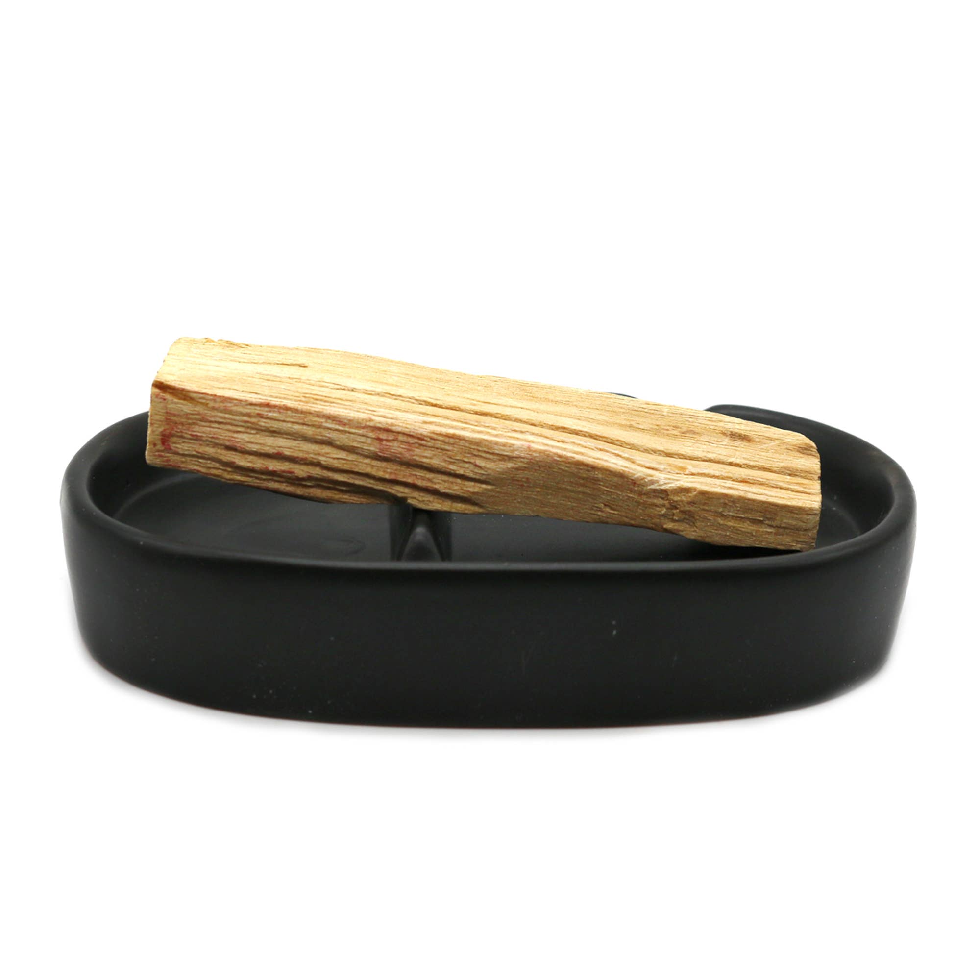 Ceramic Smudge Stick Holder (5 in.) - Black