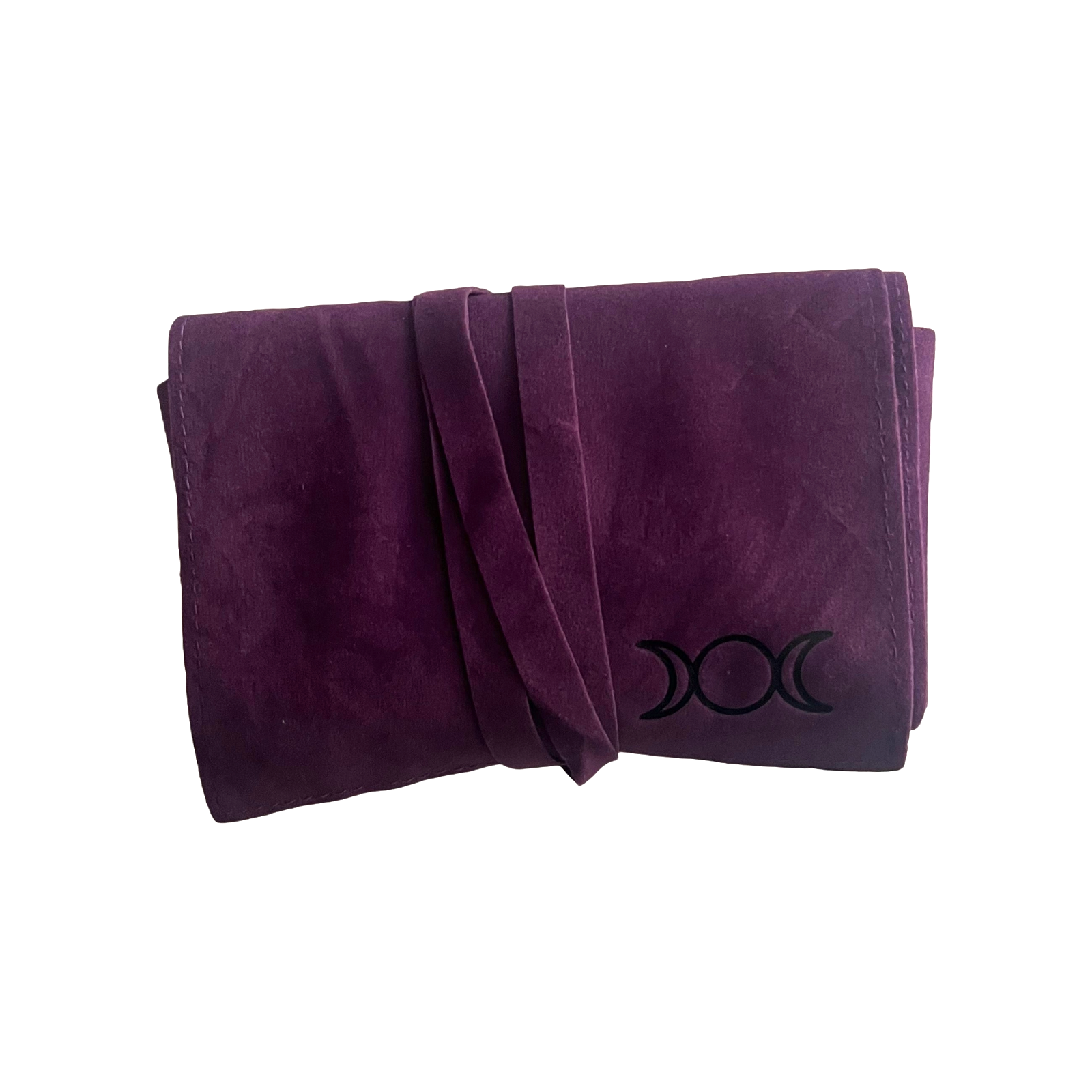 Triple Moon Velvet Tarot Bags: Plum