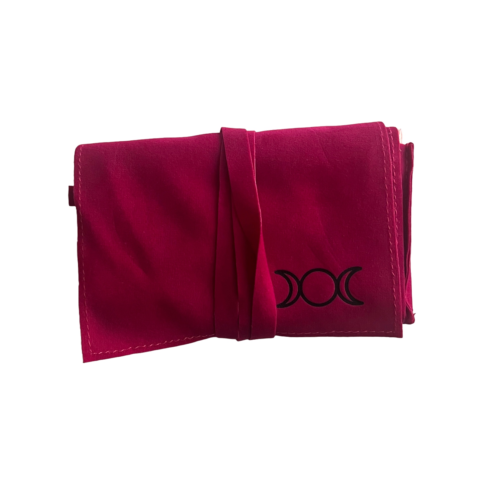 Triple Moon Velvet Tarot Bags: Plum