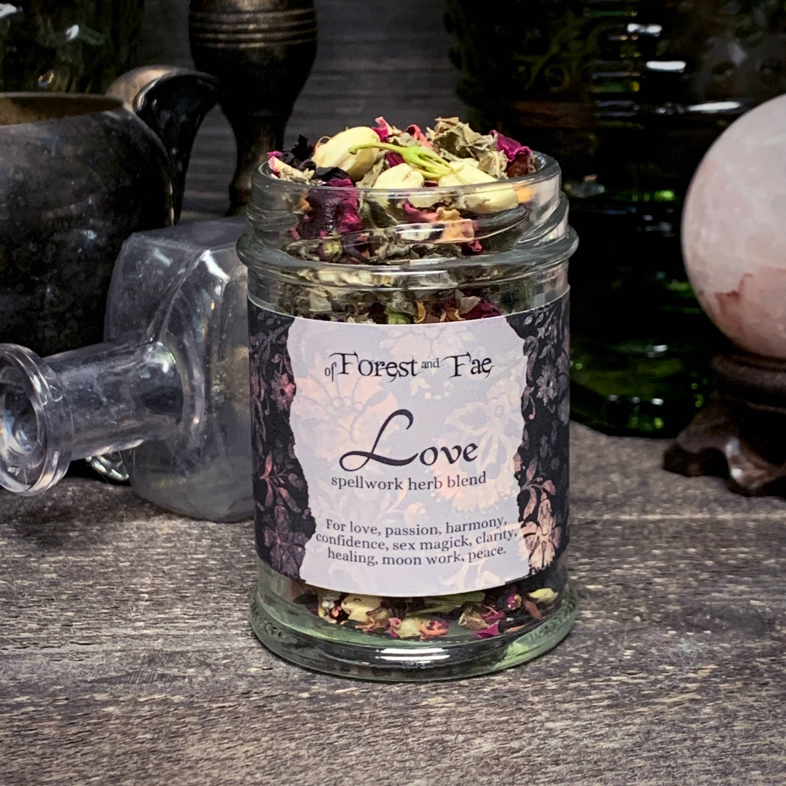 Love Spellwork Herb Blend • Ritual Herbs for manifestation