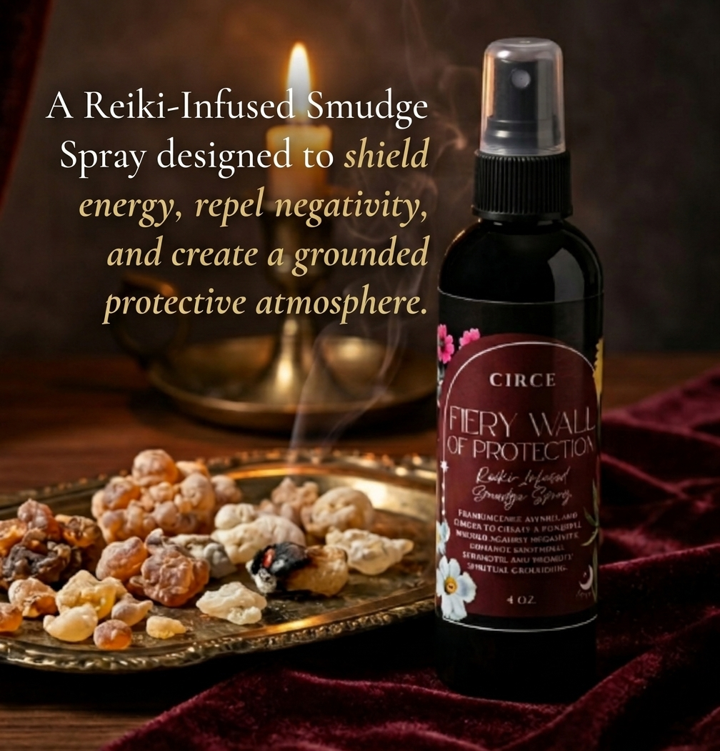 Fiery Wall Of Protection Smudge Spray — Room & Body Mist
