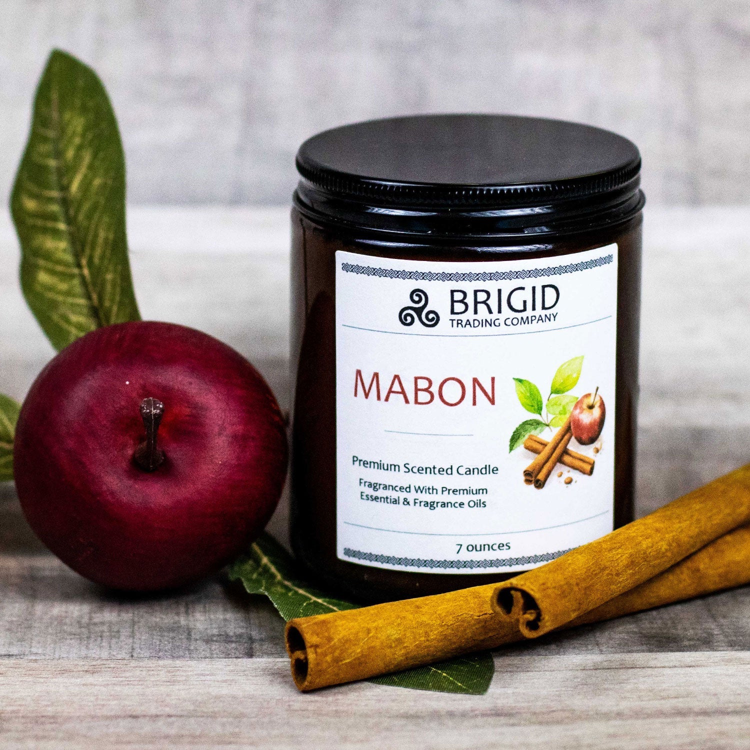 Mabon Soy Wax Candle - McIntosh Apple, Granny Smith, Apple Pie & Harvest Spices