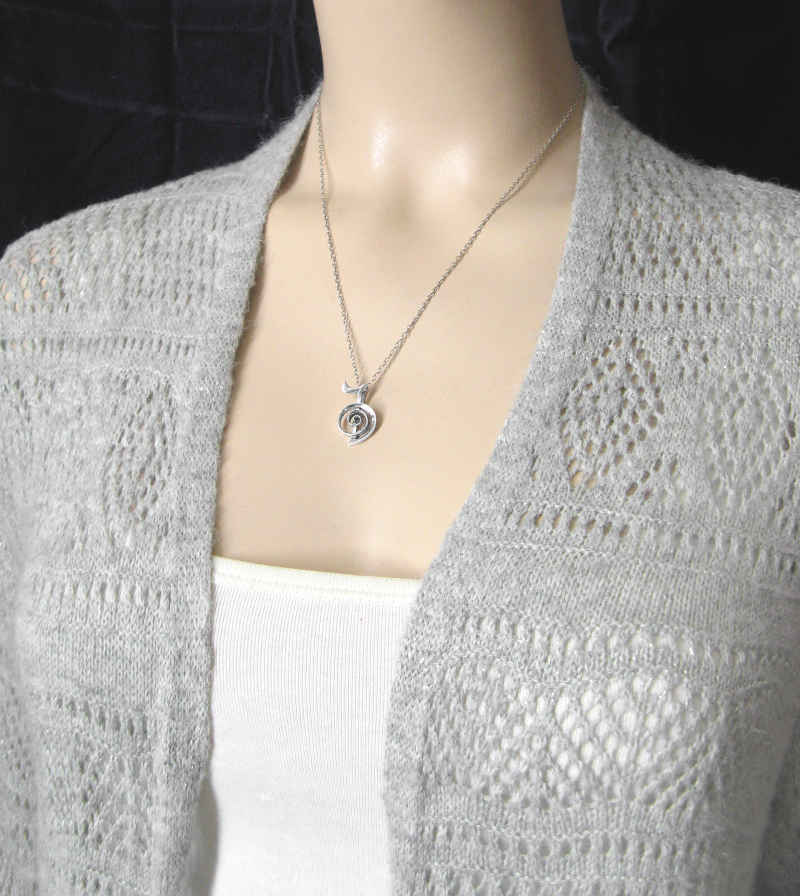 Reiki Cho Ku Rei Symbol Pendant, Handmade - 925 Sterling Silver