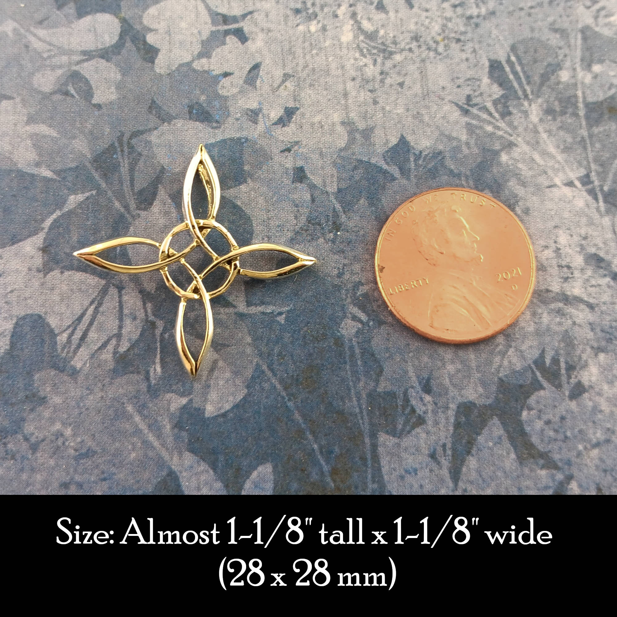 Sculptural Witch's Knot Pendant, Handmade