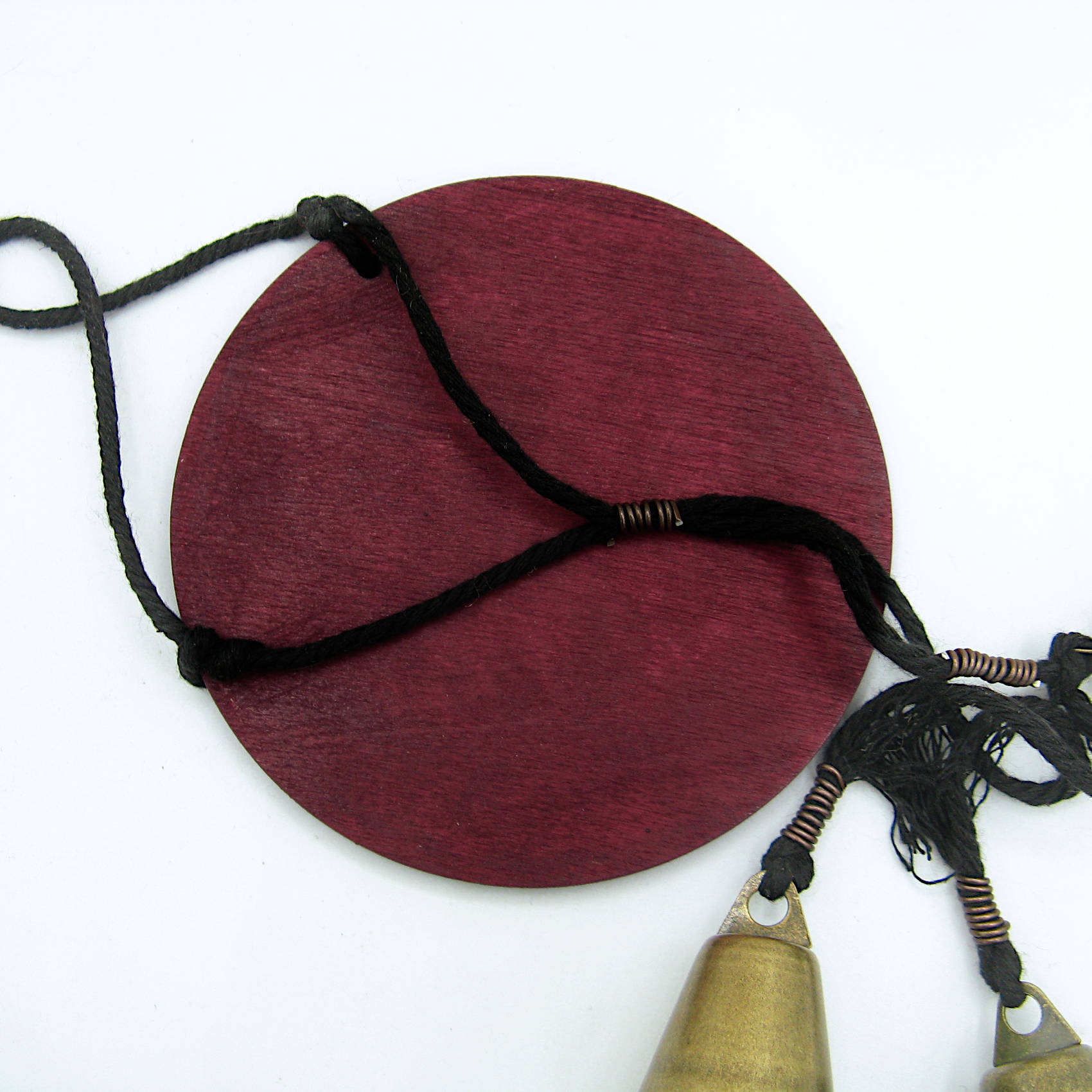 Witch's Bell: Witch's Knot and 3 Bells - Handcrafted