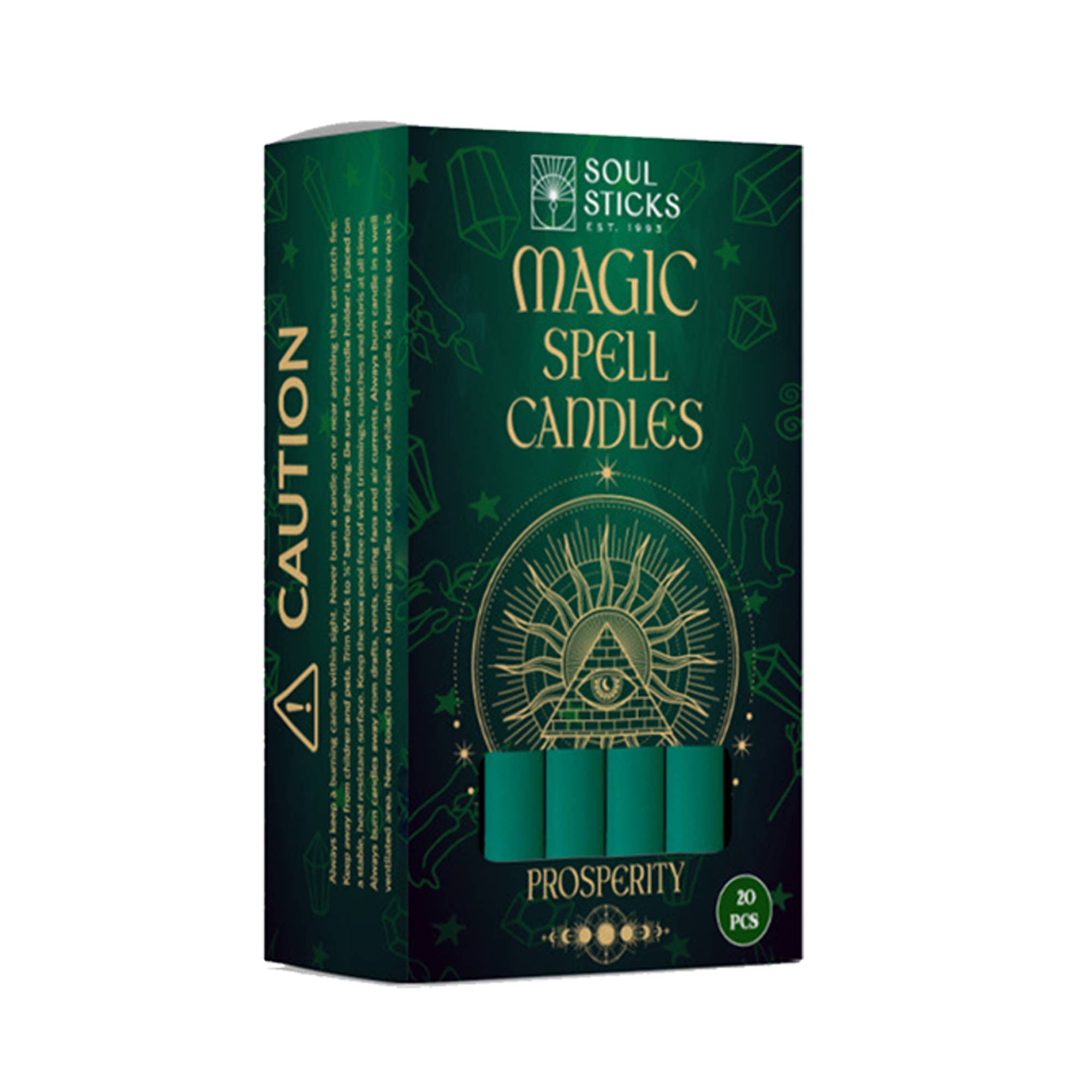 Prosperity Soul Sticks Magic Spell Chime Ritual Candles – Metaphysical