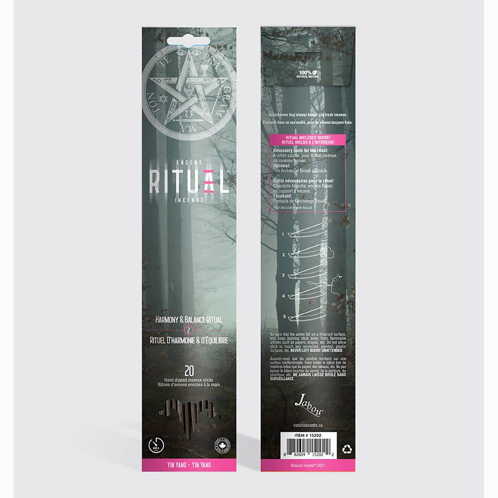 Ritual Incense 20 Sticks - Harmony & Balance (Each)