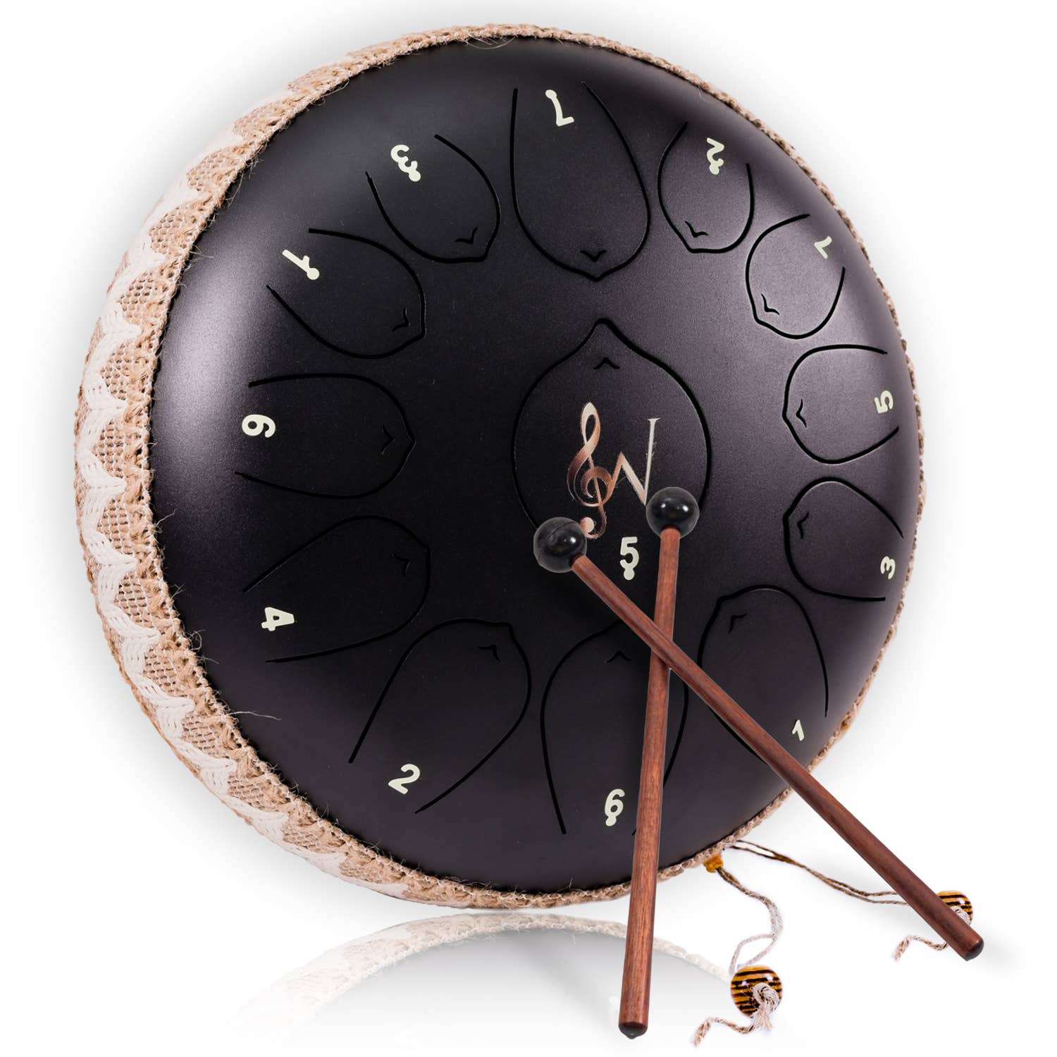 Steel Tongue Drum 12 Inch 13 Notes