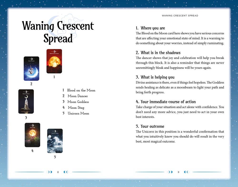 Moon Magic Book & Card Deck (Arcturus Oracle Kits)