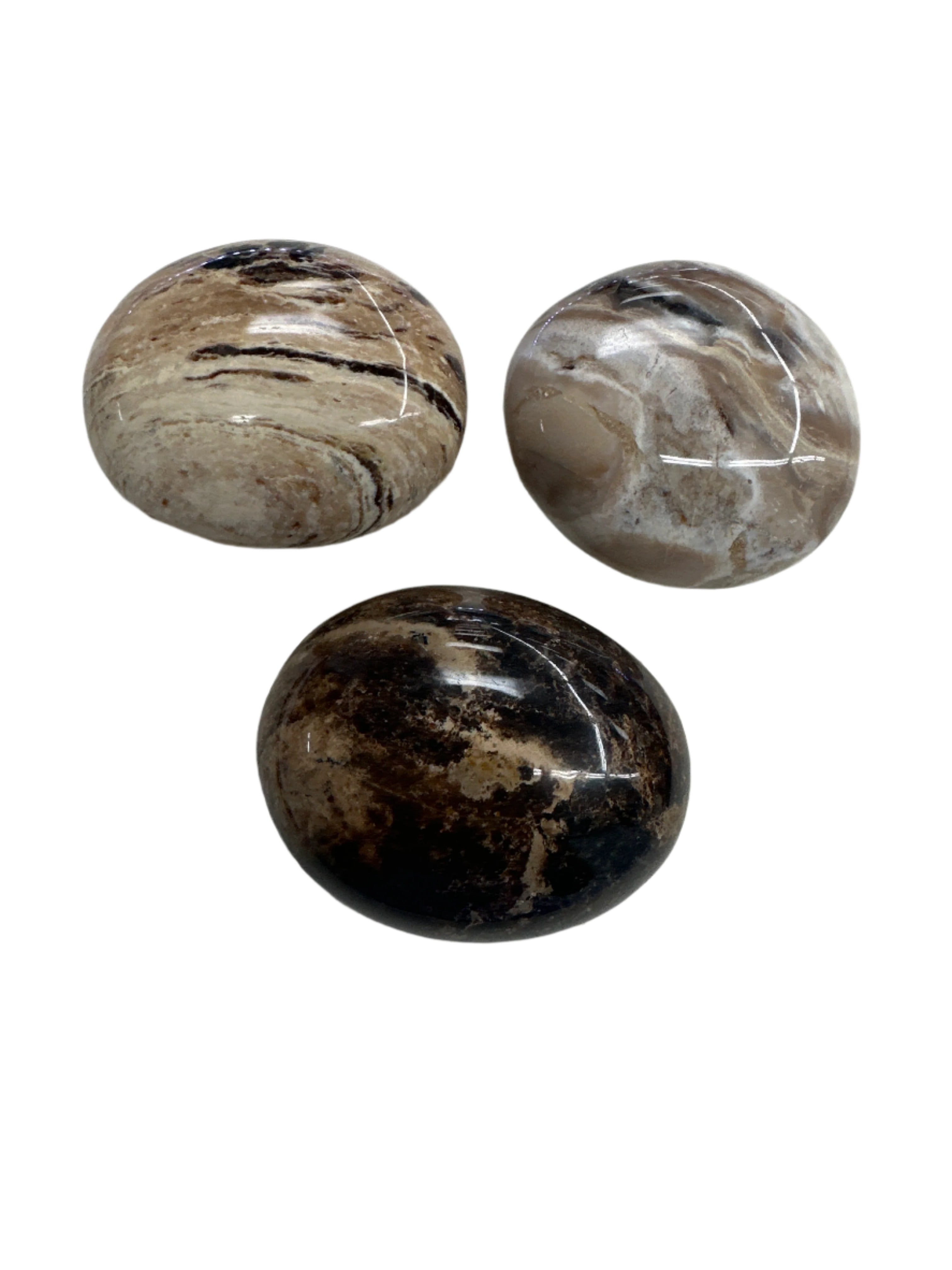Black Opal Palm Stone
