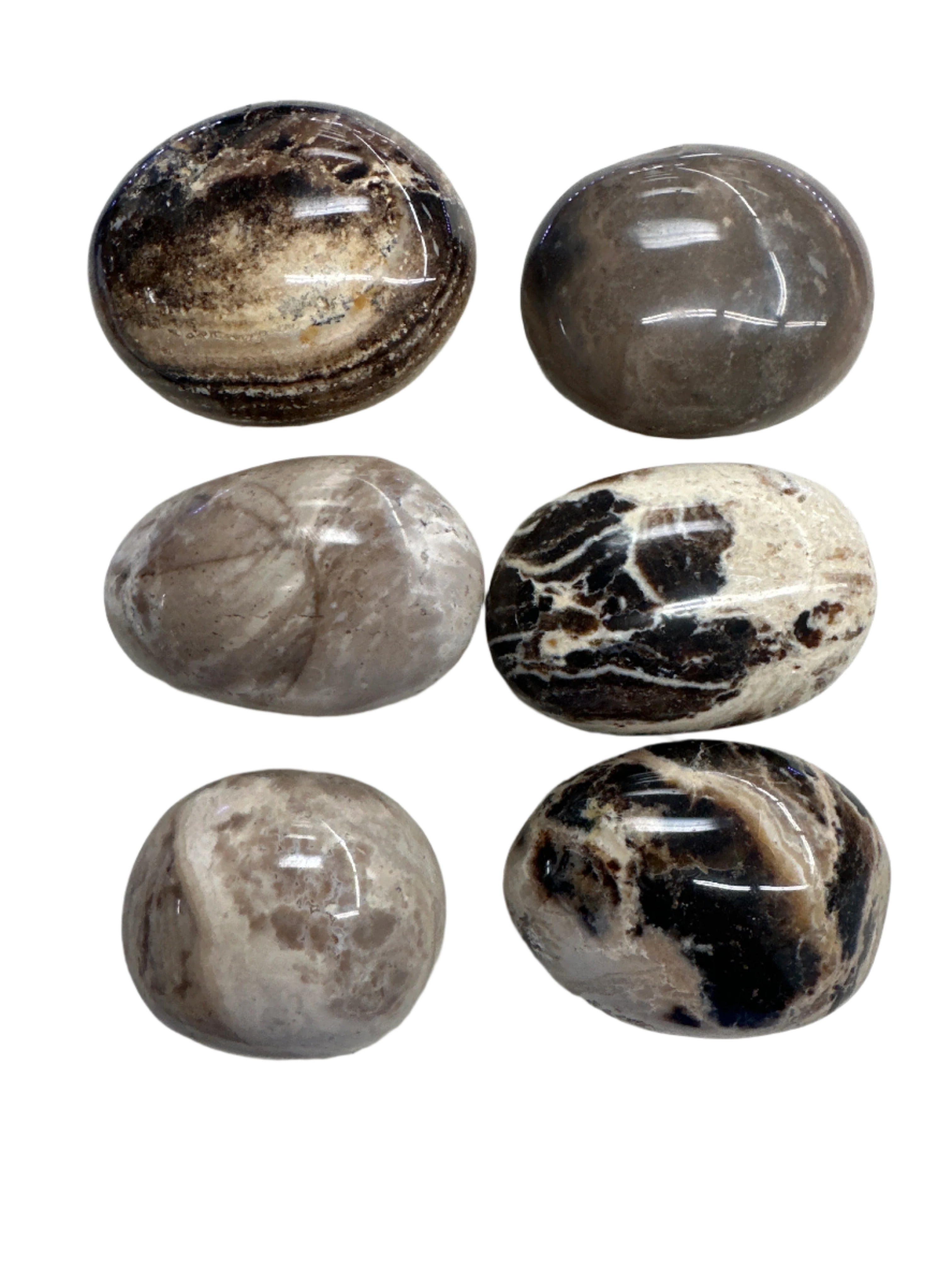 Black Opal Palm Stone