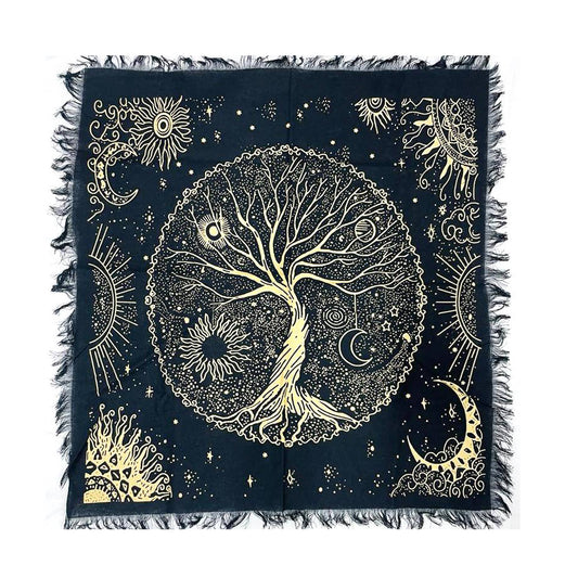 Golden Tree Altar Cloth (18 x 18 in.)