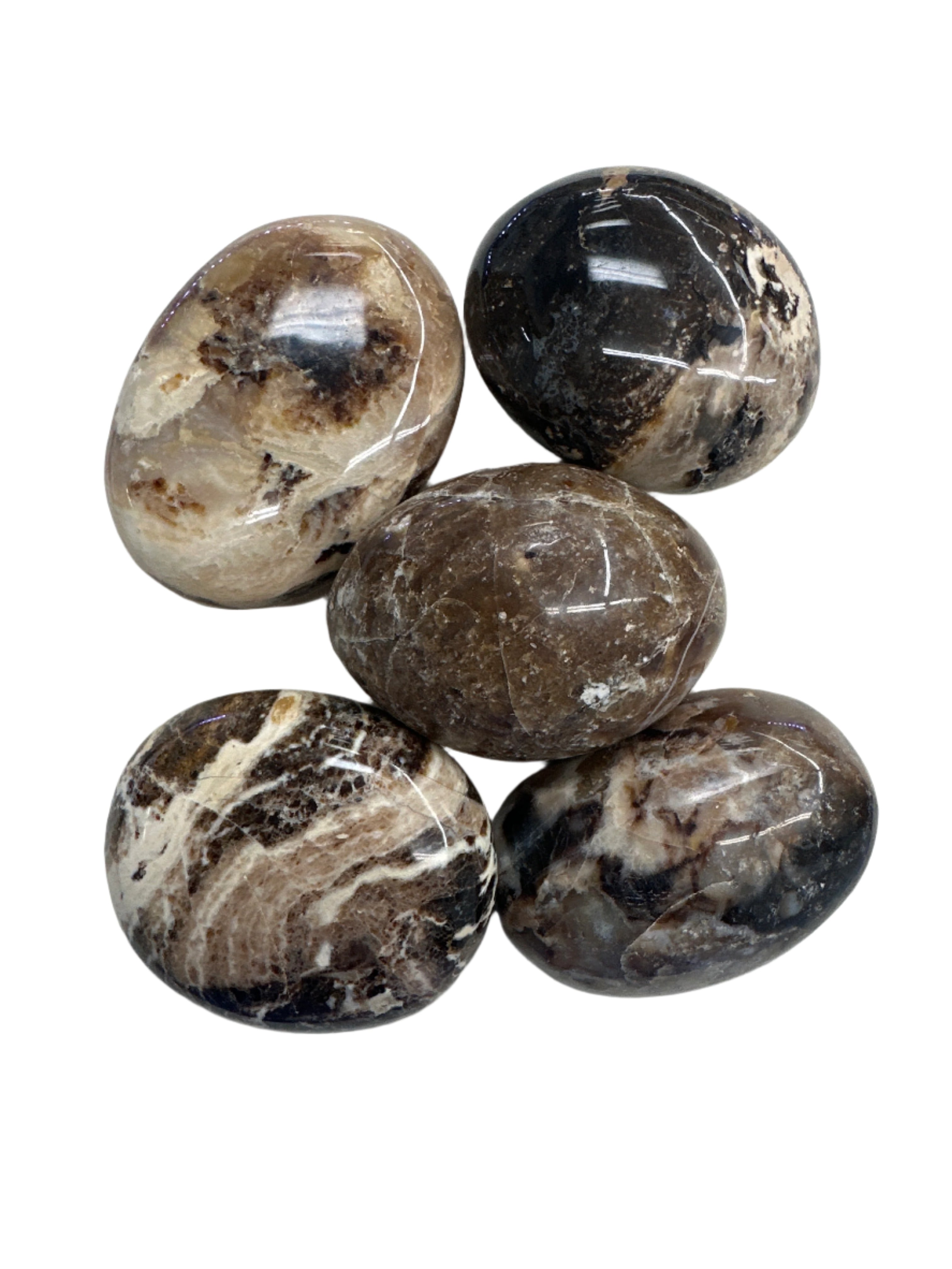 Black Opal Palm Stone
